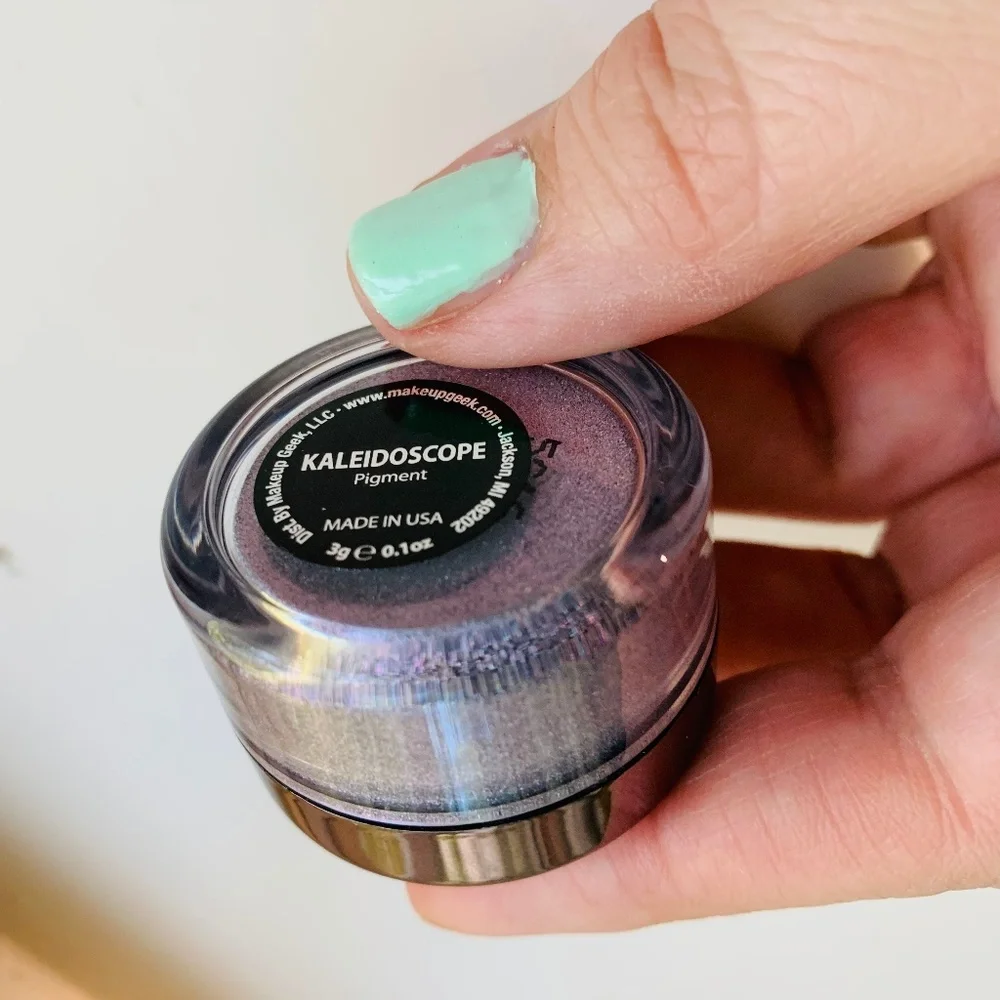 New NIB Makeup Geek 2 piece Kaleidoscope duo chrome pigment & lip glaze …